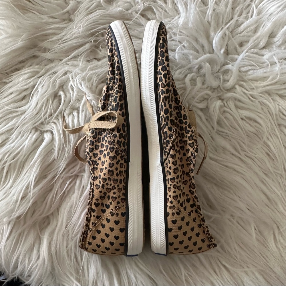 Keds‎ animal leopard print/pink sneaker flats ladies size 9.5 - Picture 6 of 9